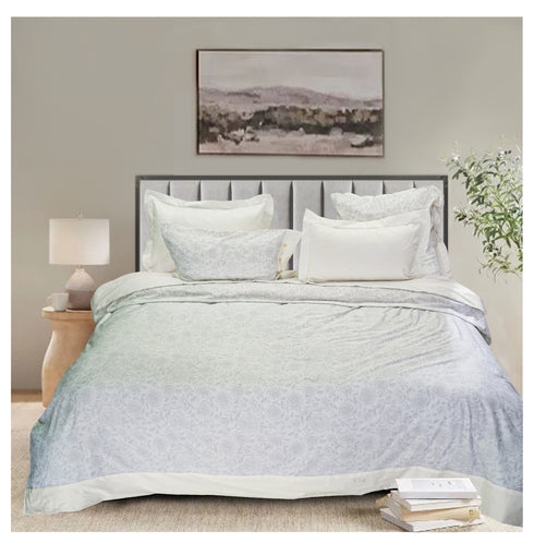 Smooth Art King Size 100% Cotton Bedsheet Set with 4 Pillow Covers by Florida